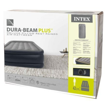 Надувная одноместная кровать Intex со встроенным электронасосом 191 х 99 х 42 см. Киев - изображение 3