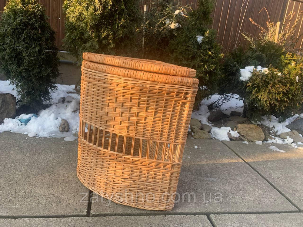 Кошик для білизни кутовий з візерунком Київ - фото 4