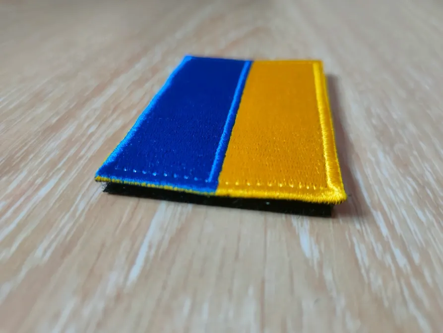 Нашивка на одежду Флаг Украины на липучке Киев - изображение 2