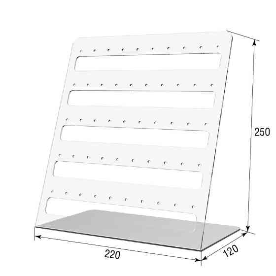 Підставка EKOSTAR під сережки п'яти ярусний на 50 шт Київ