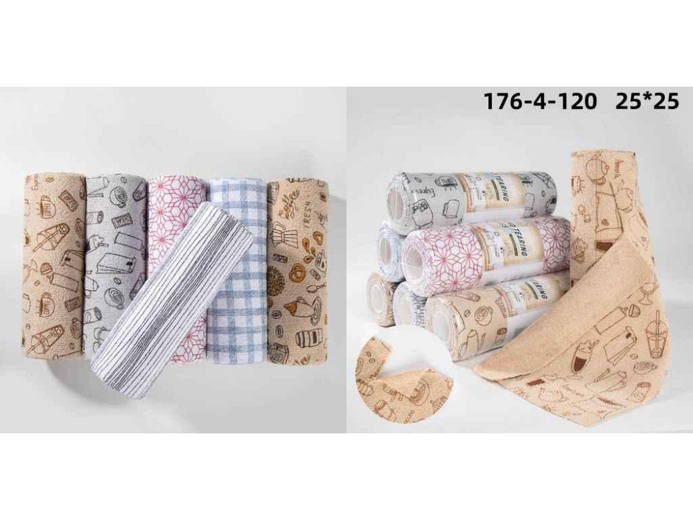 Рулон рушників 25*25 арт.176-4 ТМ КОЛОКО Київ - фото 1