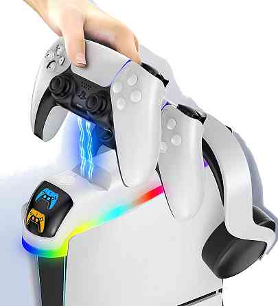 Зарядная станция для джойстиков PS5 на Slim консоль OIVO NG-P5301 Киев