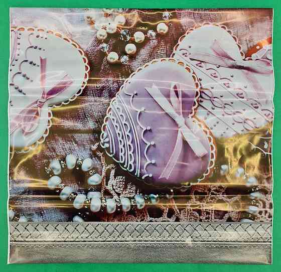 Полиэтиленовый пакет (40х40) с пластиковой ручкой  