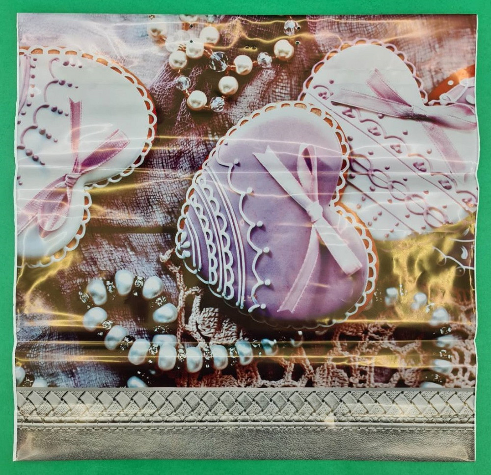 Полиэтиленовый пакет (40х40) с пластиковой ручкой  