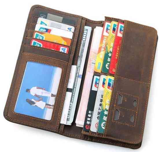 Гаманець чоловічий Vintage 14376 Коричневий Київ