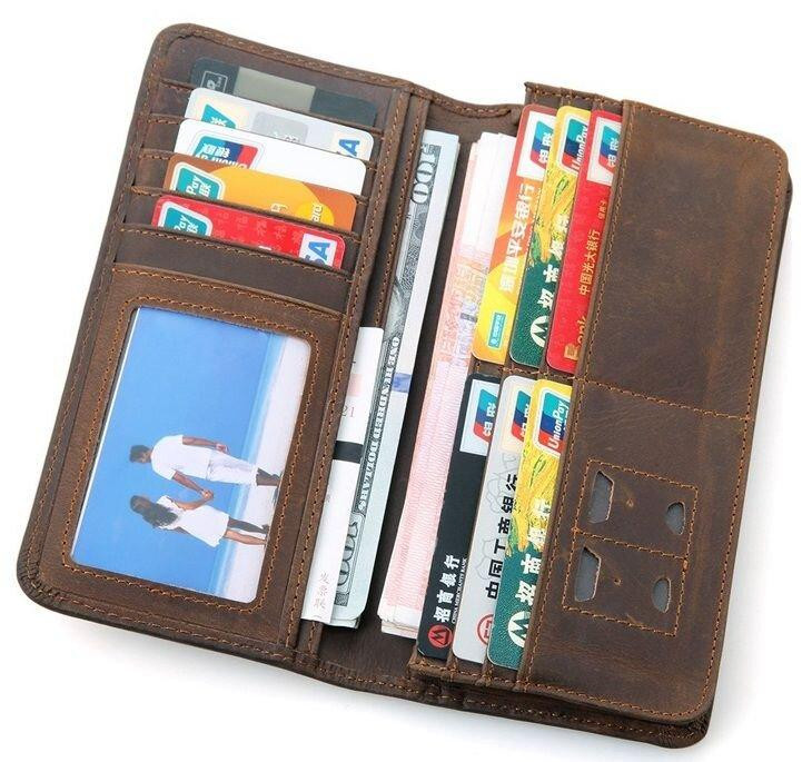 Гаманець чоловічий Vintage 14376 Коричневий Київ - фото 6