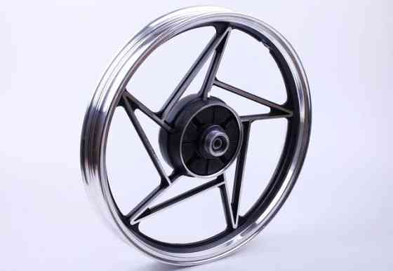 Диск задний литой на мотоцикл мотоцикл СВ 125/150 18*1,85, black, барабанный тормоз Мукачево