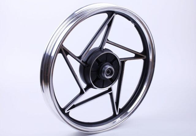 Диск задний литой на мотоцикл мотоцикл СВ 125/150 18*1,85, black, барабанный тормоз Мукачево - изображение 2