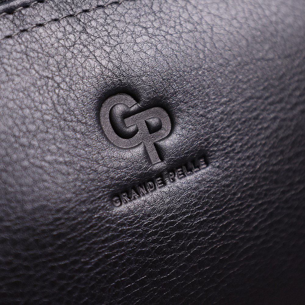 Кожаная женская косметичка GRANDE PELLE 11570 Черный Киев - изображение 2