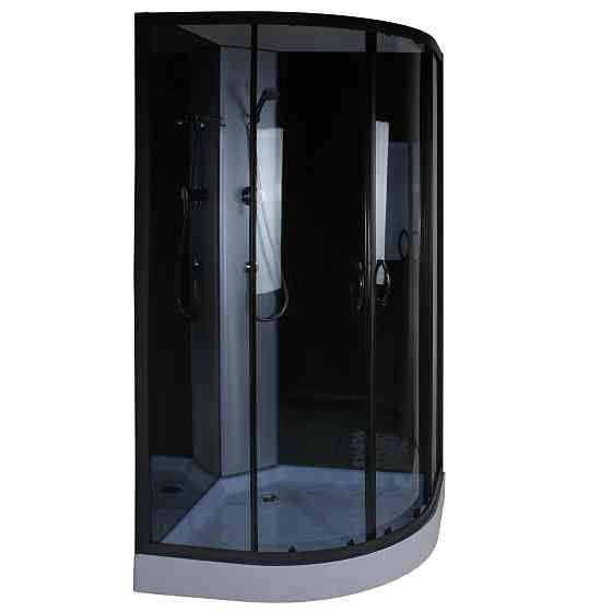 Душовий бокс півкруглий без даху SAN L90GBB BRAVO (3уп.) Київ