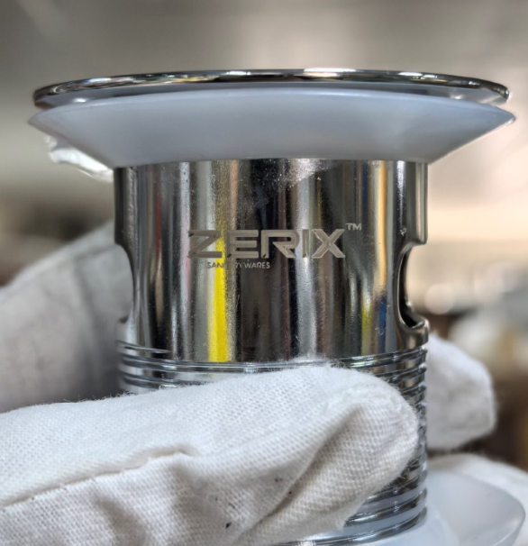 Донный клапан для раковины Zerix BV-05 1 1/4'' с переливом автоматический СLICK-СLACK (Цвет хром) (ZX6022) Киев - изображение 9