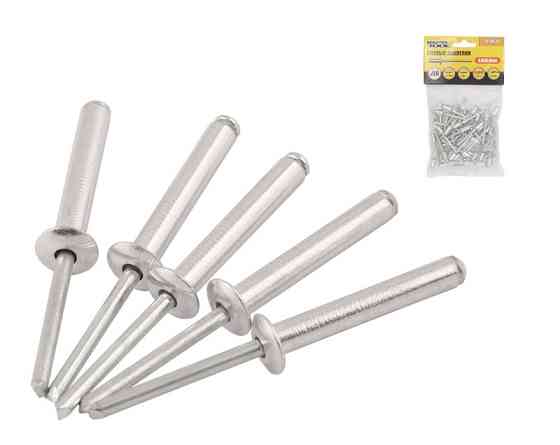Заклепки алюмінієві витяжні MASTERTOOL 4.8х8.00 мм 50 шт 20-0630 Коломия
