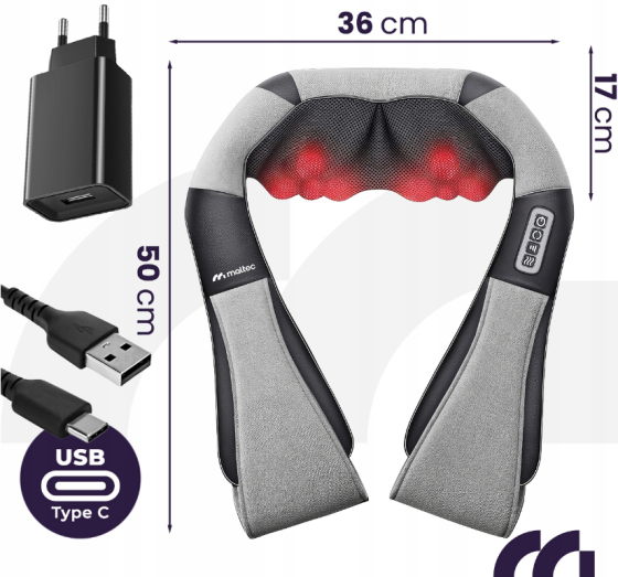 Массажер для шеи, плеч и спины Maltec MAX-Comfy 2000 (Польша) Киев