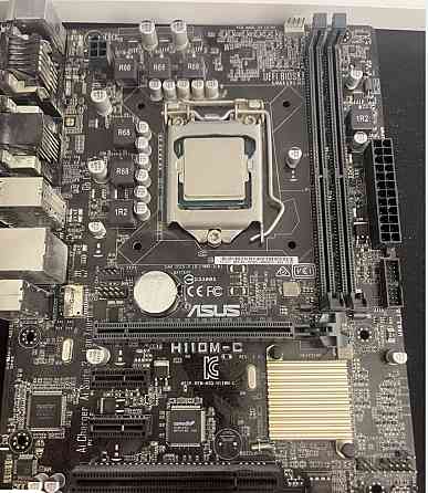Материнская плата на H110M с процесором i5 6400 Харків