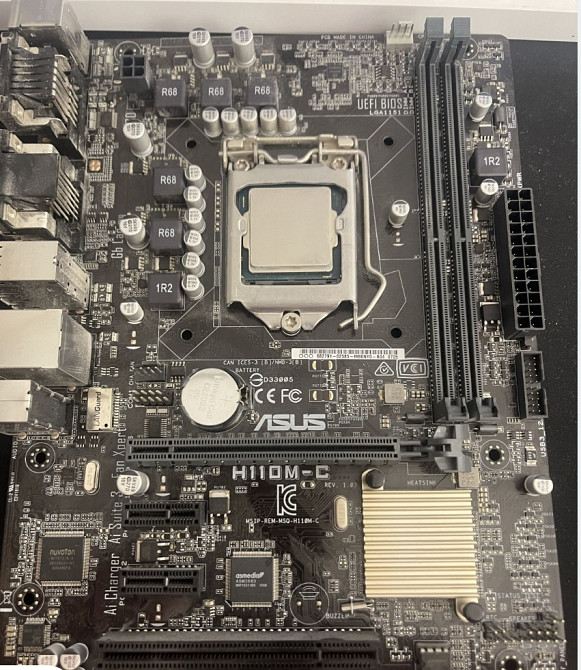 Материнская плата на H110M с процесором i5 6400 Харків - фото 2