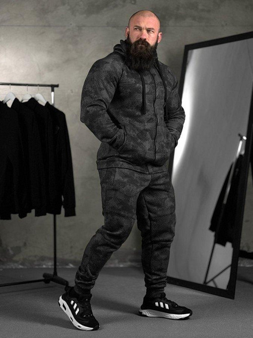 Зимний спортивный костюм PREDATOR  grey ВТ0512 Одесса - изображение 3