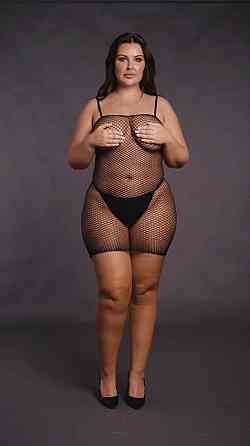 Жіноча коротка сукня з сітчастою структурою та тонкими бретелями Le Desir Short Fishnet Dress, чорна Sex Aura Київ