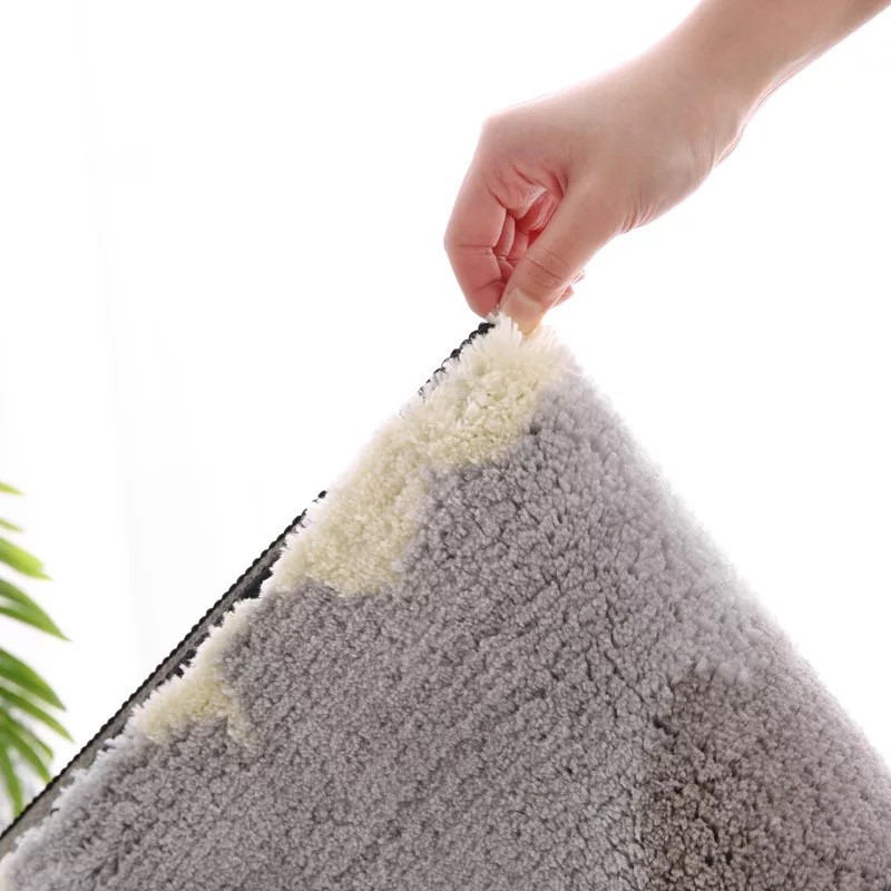 Коврик для ванной и душа на резиновой основе Bathlux 40x60 см, влаговпитывающий, мягкий плотный ворс Каменец-Подольский - изображение 3