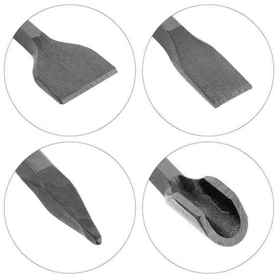 Набір зубил для перфоратора 4 шт., SDS-Plus INTERTOOL SD-0410 Киев