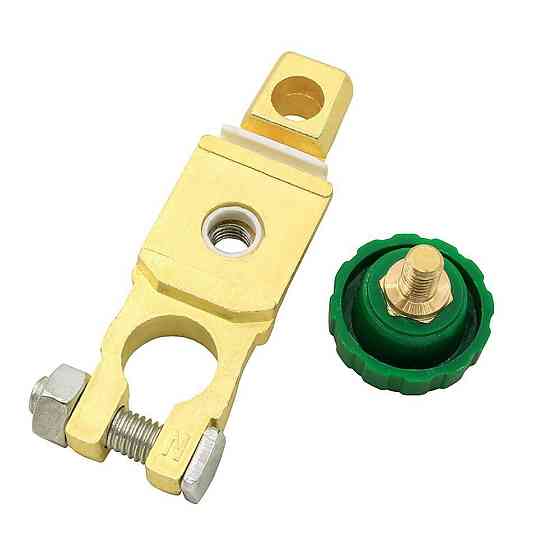 Клема для автомобільного АКБ з вимикачем 6-24В, металевий Київ