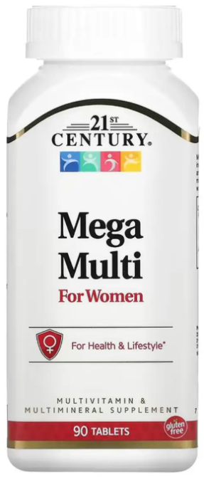 Витамины для женщин 21st Century Mega Multi For Women 90 таб Киев - изображение 1