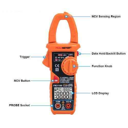 Токові кліщі з мультиметром і термопарою PROTESTER PM2118 Чернігів