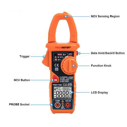 Токові кліщі з мультиметром і термопарою PROTESTER PM2118 Чернігів - фото 2