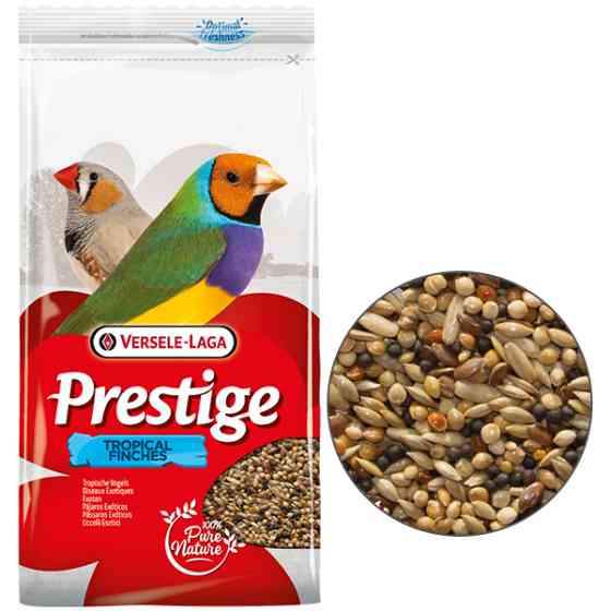 Versele-Laga Prestige Tropical Finches ВЕРСЕЛЕ-ЛАГА ПРЕСТИЖ ТРОПИКАЛ зерновая смесь корм для тропических птиц, зябликов, вьюрков Киев