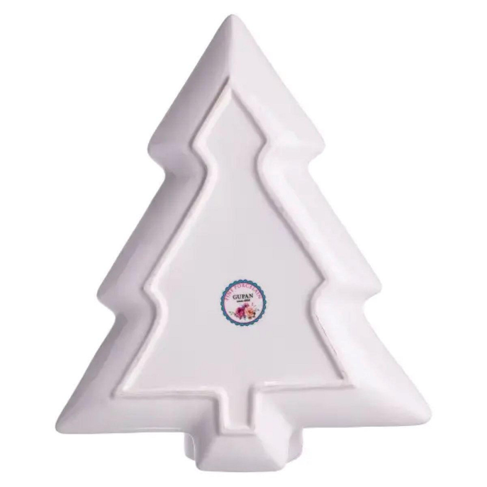 Сервірувальне новорічне блюдо для закусок Christmas 29×24×2 (см) порцеляна HP-SDHK-17 Київ - фото 10