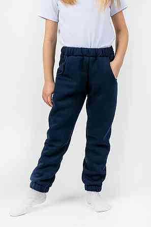 Дитячі теплі штани,темно-сині, зріст 110, топ Крохатушка одяг Київ