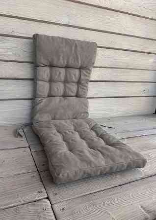 Подушка для стільців (40x120х7 см) подвійна Decorator Соро колір тауп 84-098 Київ