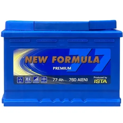 Аккумулятор автомобильный NEW FORMULA PREMIUM 77Ah Ев (-/+) (760EN) (5772304209) Винница