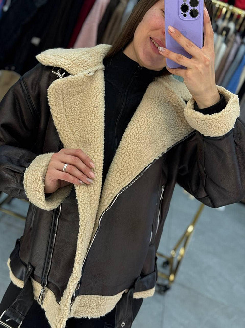 Жіноча стильна та тепла дублянка дублянка 44 Одеса - фото 3