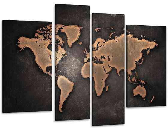 Модульна картина Карта Світу Art-100_4 Київ