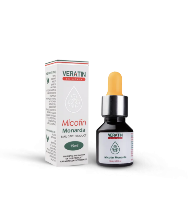 Сироватка для нігтів протигрибкова,для укріплення,стимуляції росту Micotin Monarda(Монарда)Flosvita Veratin Skin Care,15мл. флакон Харків - фото 2