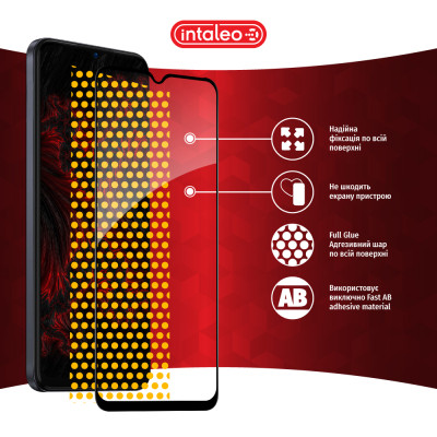 Стекло защитное Intaleo Full Glue Tecno Spark 9 Pro Black (1283126547331) Винница - изображение 7