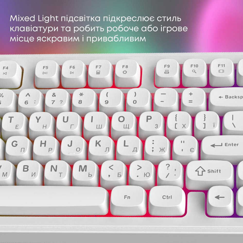Клавіатура Ajazz AF98 Black USB-C White (AF98-W) ( 24942 ) Харьков - изображение 17
