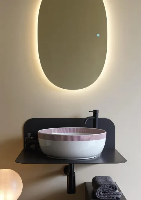 Раковина  Scarabeo Glam 33Cm Różowa 1808RRR Киев - изображение 1