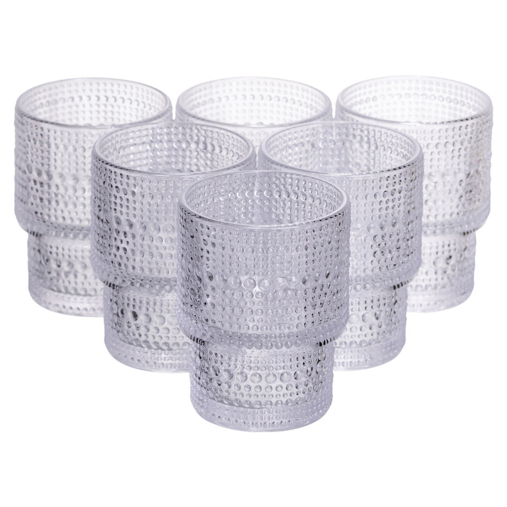 Набір скляних склянок 6 (шт) 200 (мл) для лимонадів,соку,води,коктейлів склянки з товстого скла HP-19-178-1 SBR Київ - фото 1