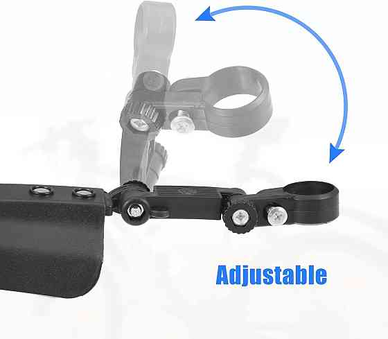 Сині велокрила з ударостійкого пластику для велосипеда Київ