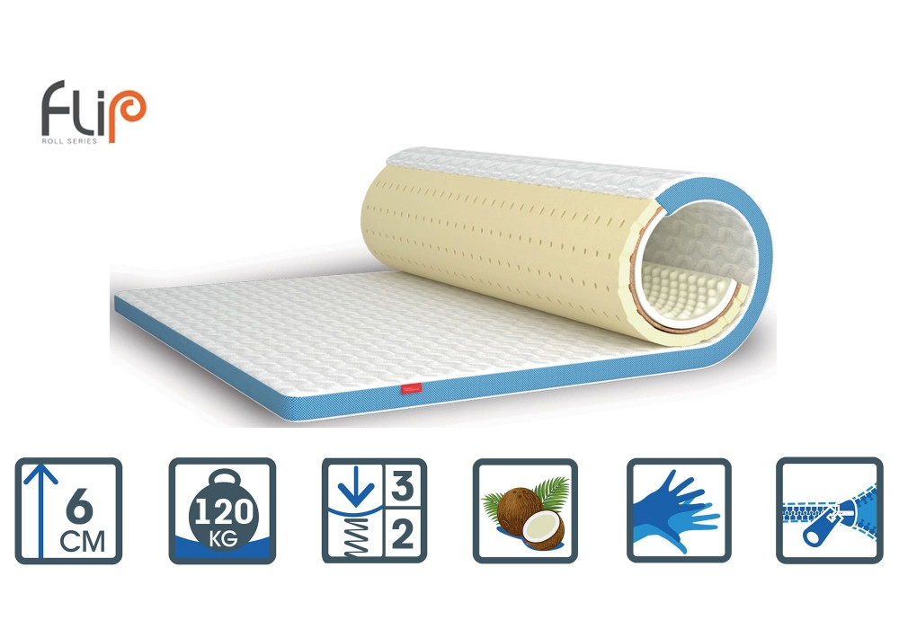 Тонкий матрас на диван Flip Breeze/Флип Бриз(Мемори + латекс) TM MatroLuxe Харьков - изображение 1
