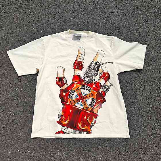 Футболка для хлопчика з принтом аніме Аніме Катекйоу Хітман Реборн оверсайз (зріст від 165 до 180) Чорний Дніпро