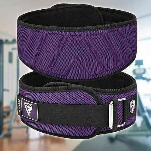 Пояс для важкої атлетики пауерліфтингу атлетичний пояс неопреновий RDX RX4 EVA синій розмір S Київ