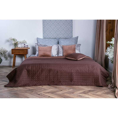 Покрывало Руно двухстороннее VeLour Коричневое 150 х 220 см (360.55_Cappuccino) Винница - изображение 9