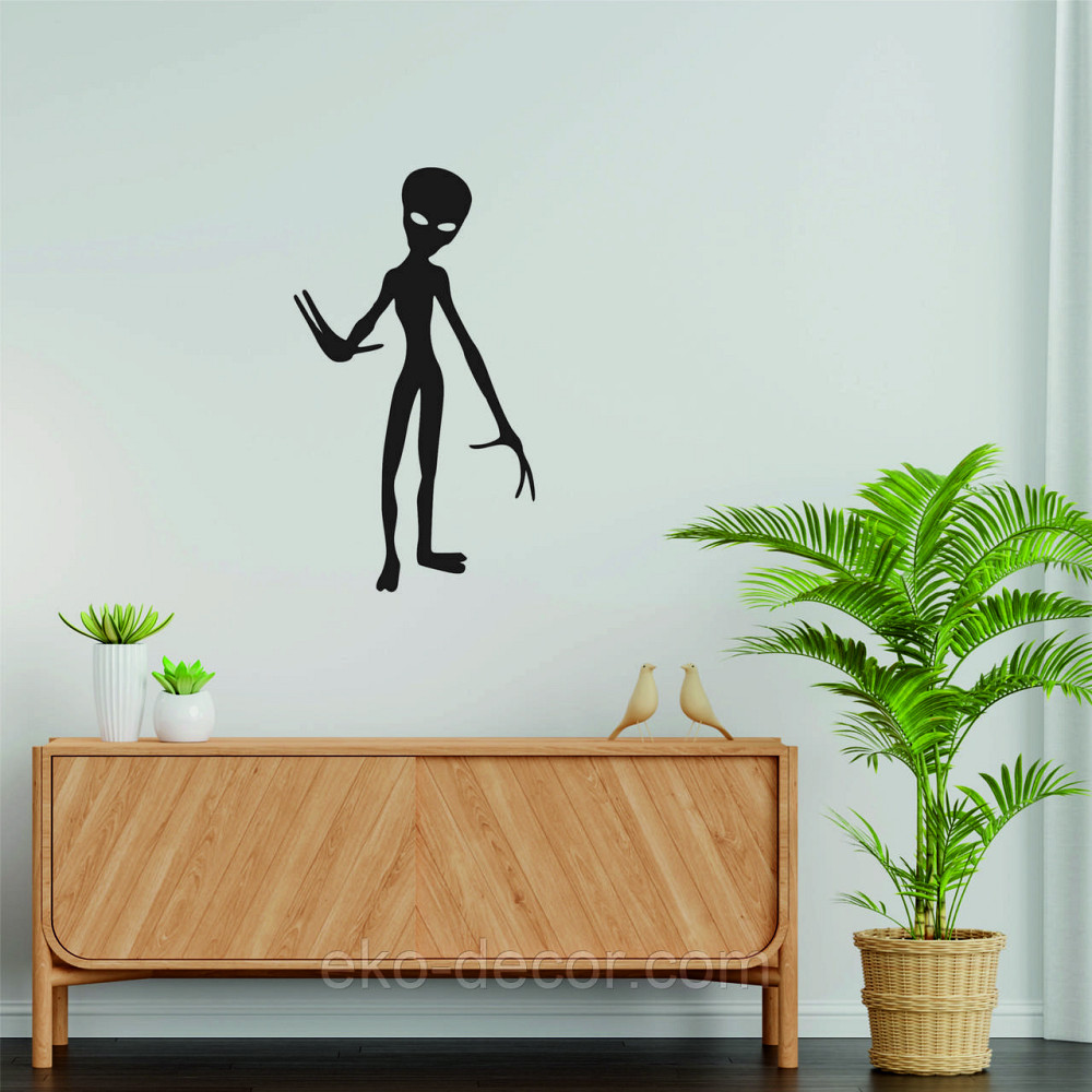 Декоративное настенное Панно «НЛО», Декор на стену 70*39 см, Черный Киев - изображение 3