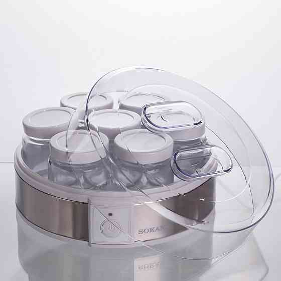 Йогуртница электрическая на 7 баночек по 180 (мл) аппарат для приготовления йогурта 20 Вт йогуртница для дома SK-08017 Киев