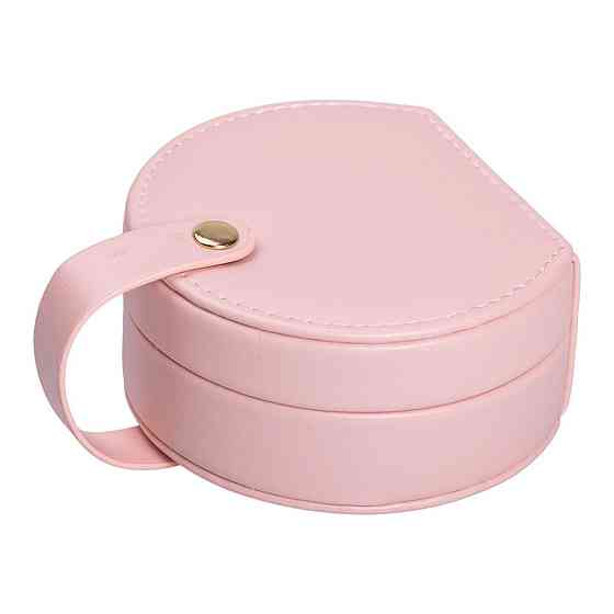 Шкатулка для прикрас з еко-шкіри 10×9 см Київ