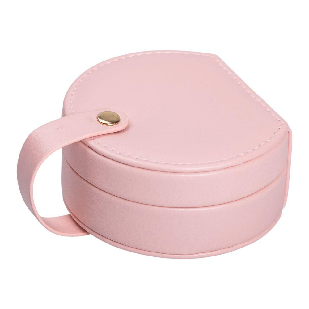 Шкатулка для прикрас з еко-шкіри 10×9 см Київ - фото 3