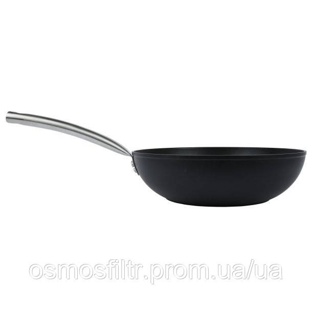 Сковорода Axentia Wok Blackline Ø 28 см тефлон ручка нерж (135653) Київ - фото 2