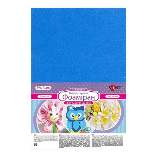 Фоаміран ЕВА рожевий махровий, 200 * 300 мм, товщина 2 мм, 10 листів 742739, шт Киев - изображение 1